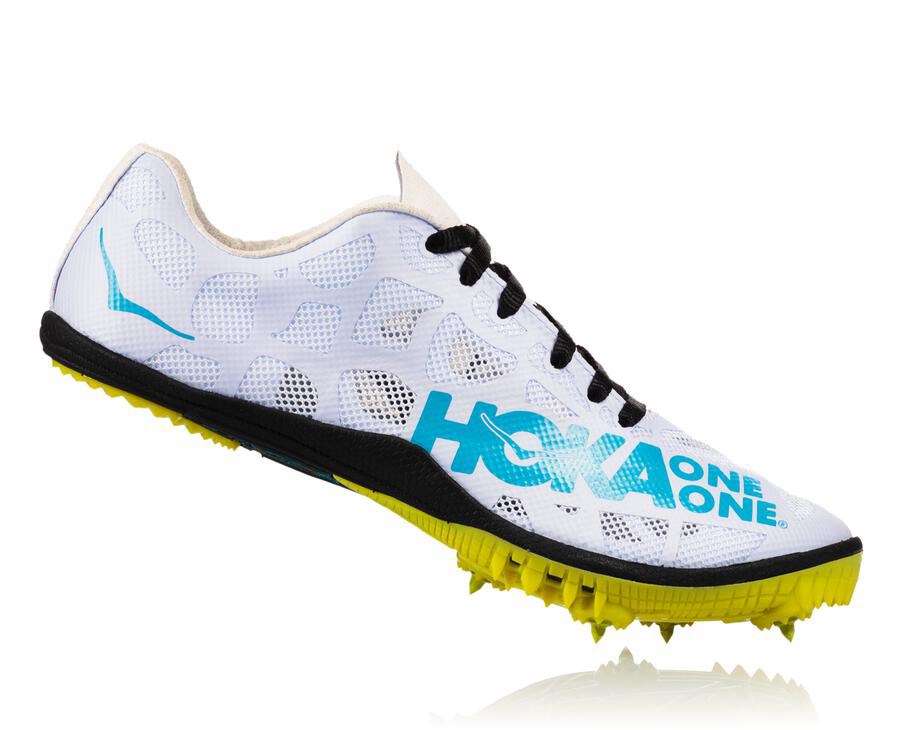 Hoka One One Womens Spikes - Rocket X - White - RGHS34095